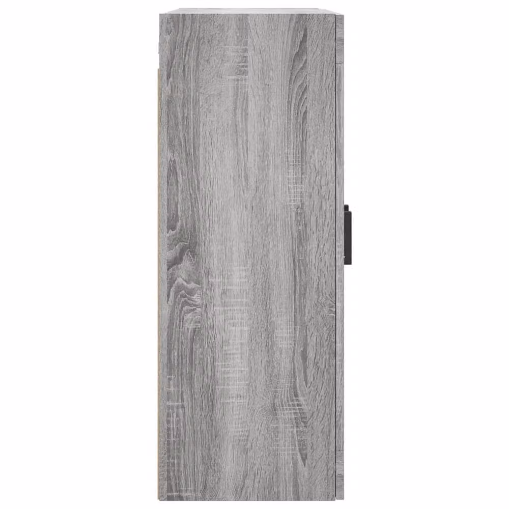 Berkfield Home Wall Mounted Cabinets with Glass Doors, Grey Sonoma Engineered Wood, 2 Pack – 5