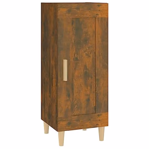 vidaXL Sideboard in Smoked Oak, Brown, W/D/H: 34.5 x 34.5 x 90 cm – 3