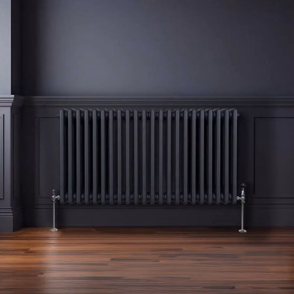 Monstershop Traditional 3 Column Steel Radiator in Anthracite Grey, W/H/D: 60.0 x 101.2 x 10.0 cm – 4