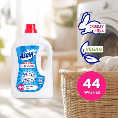 Asevi Laundry Detergent Deep Ocean, 2.58 l, 44 Washes – 2