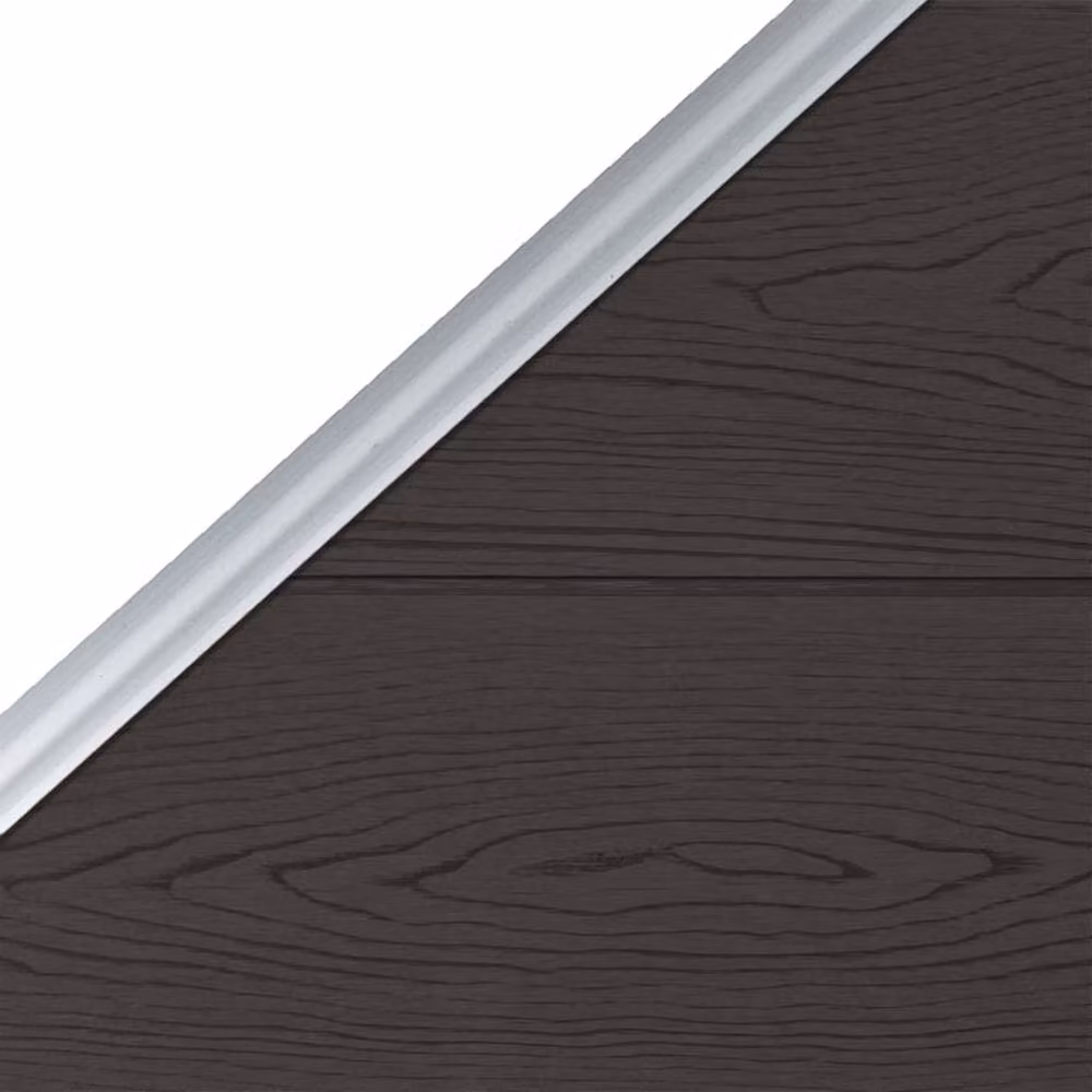 Berkfield Home WPC Fence Panel, Black, W: 95 cm, H: 105-180 cm – 4