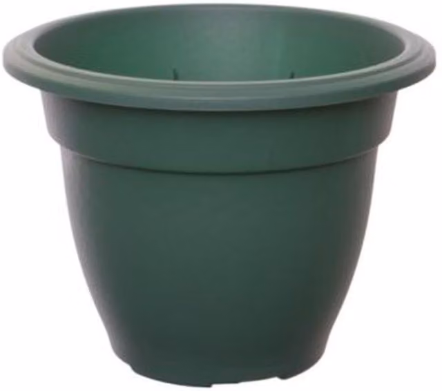 Whitefurze Green Round Bell Plastic Plant Pot and Flower Planter, Diameter: 45 cm