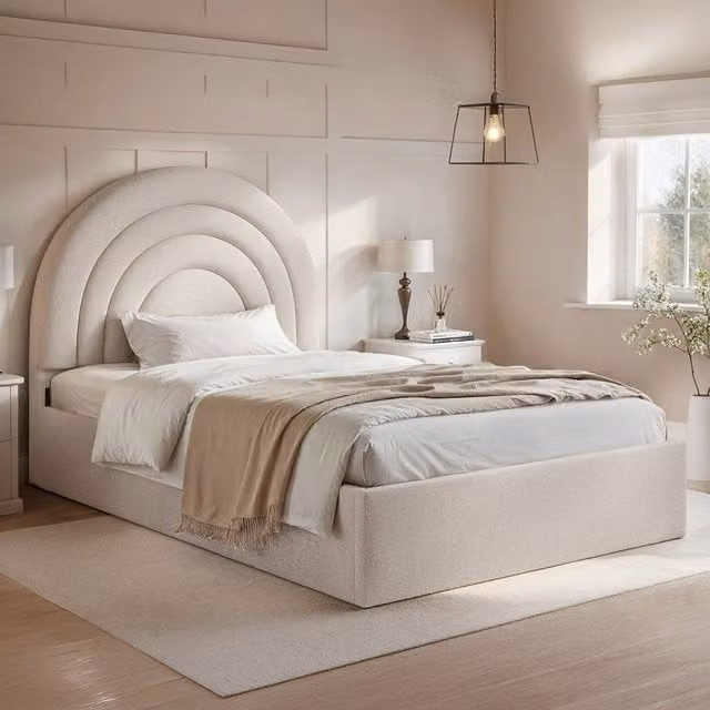 Flair Modern Upholstered Ottoman Bed with Lift Up Base, W/D: 120 x 200 cm