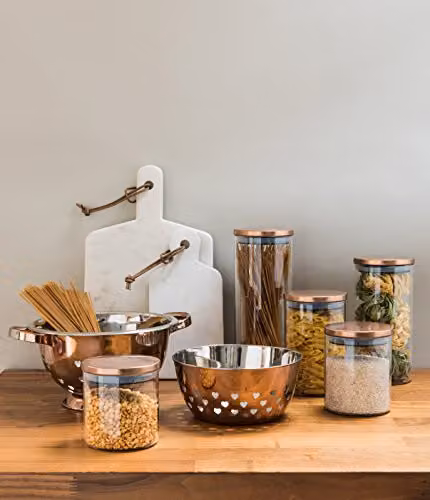 Orsina Gold Stainless Steel Salad Bowl – 5
