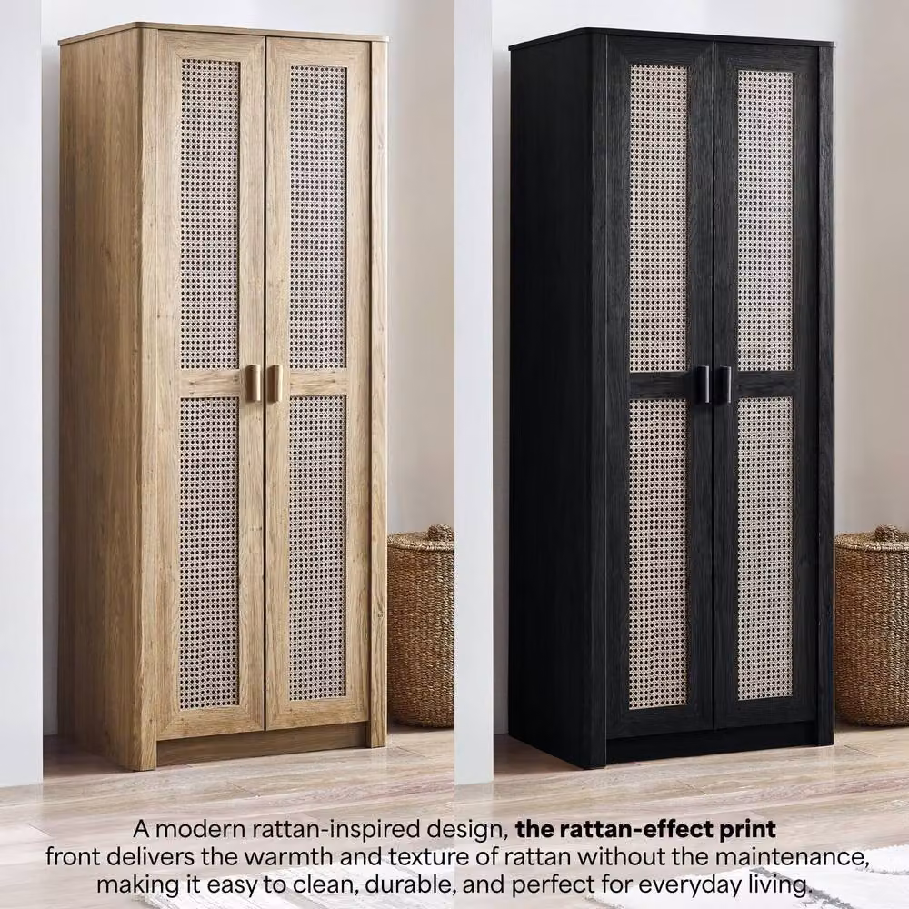 Cheshire Premium Pacifica 2 Door Wardrobe in Light Oak – 4