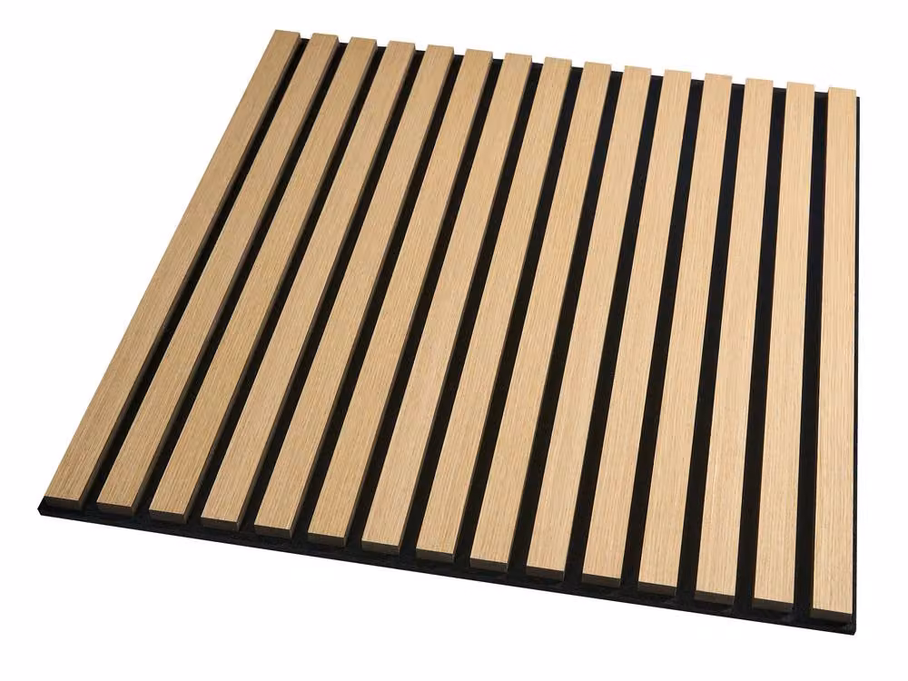 Fuse Acoustic Wooden Slatted Wall Panel in Brown, W/H: 60 x 60 cm – 11