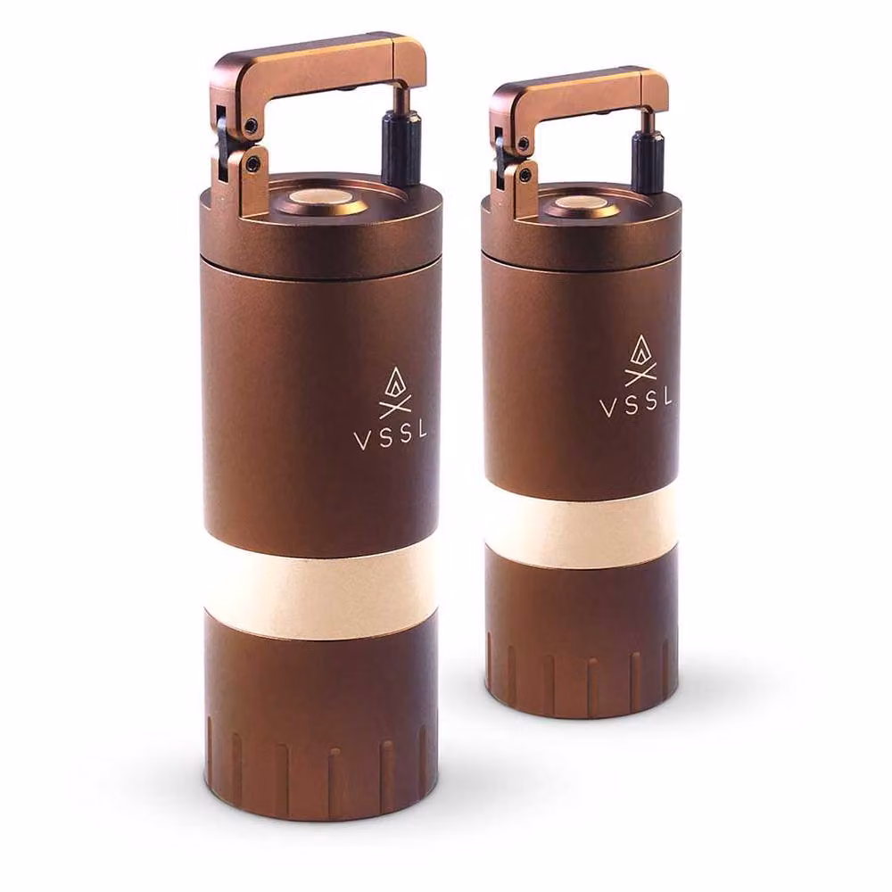 VSSL Java G25 Manual Coffee Grinder with Stainless Steel Conical Burr in Bronze – 6
