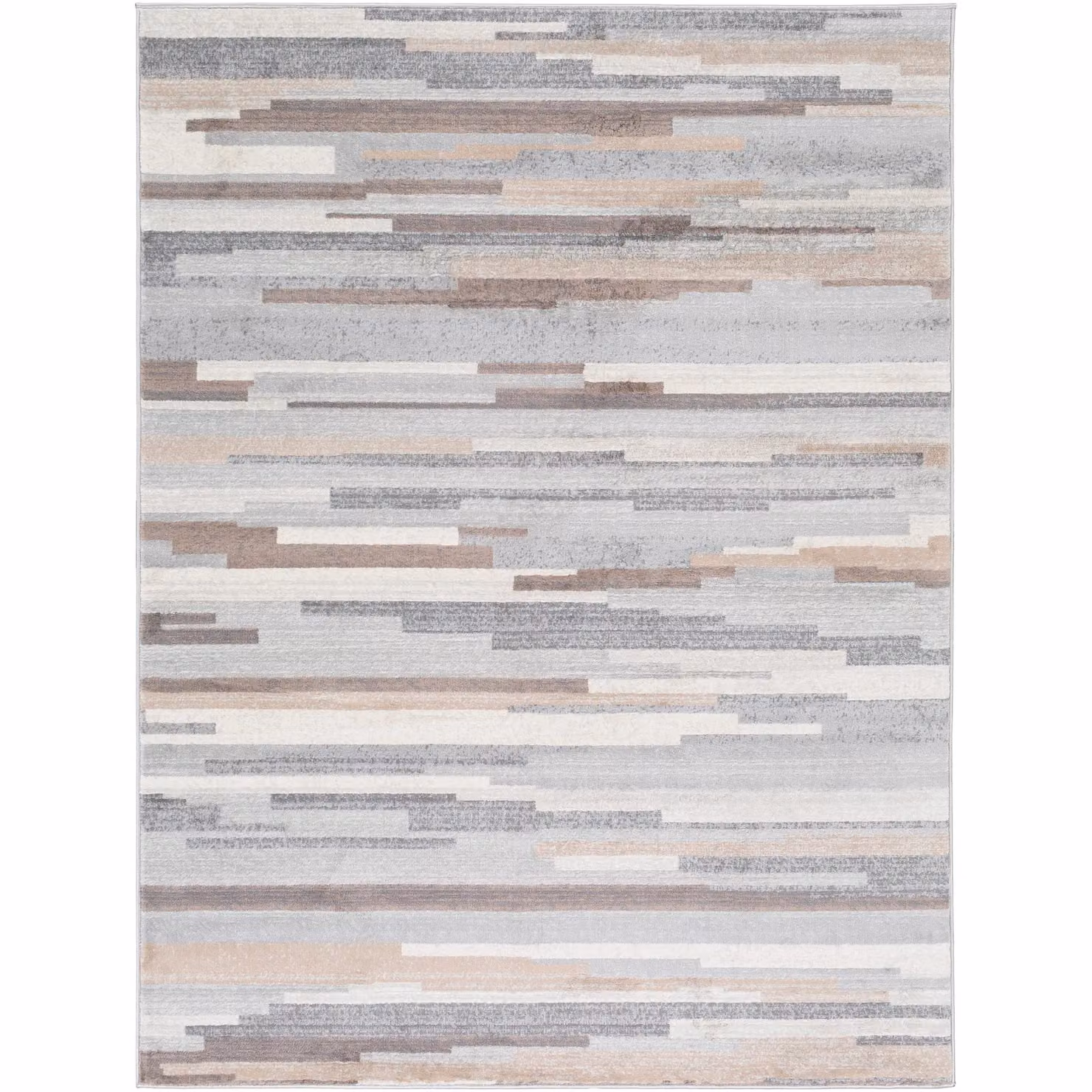 Livabliss Roma Modern Abstract Rug in Grey, Brown and White, W: 200 cm, D: 275 cm – 2
