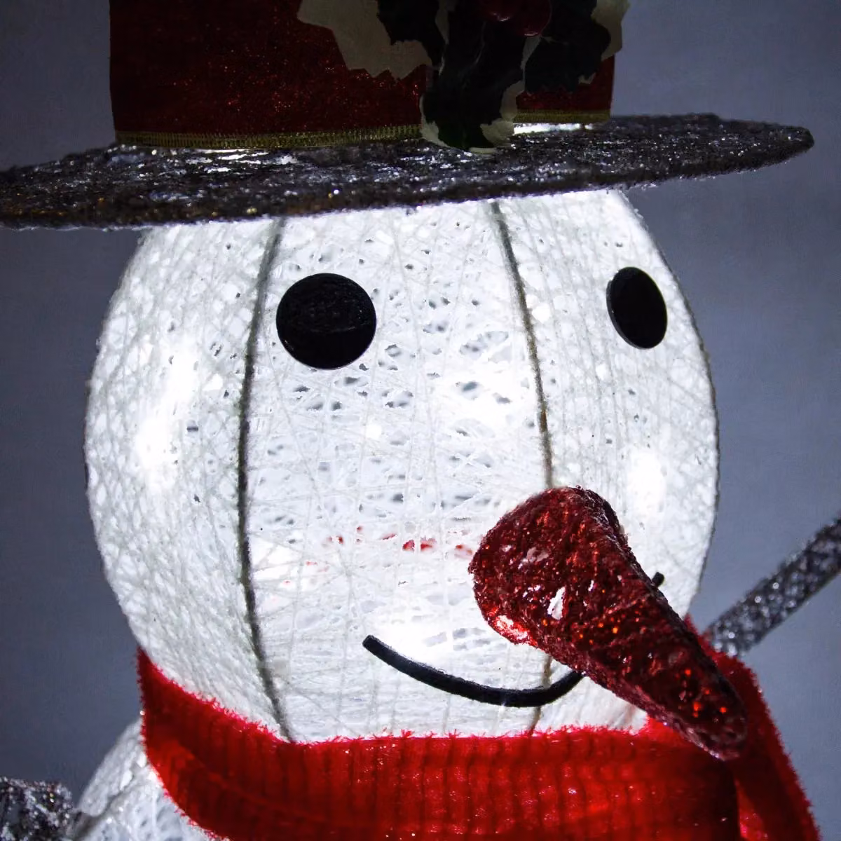 Monstershop Light-Up Snowman in White – 2