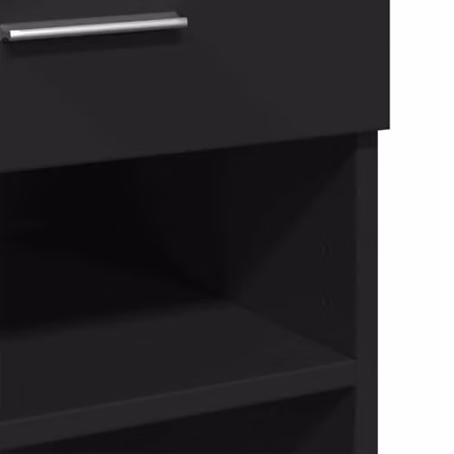 vidaXL Modern Black Matt Sideboard, W/D/H: 80 x 42.5 x 93 cm – 4