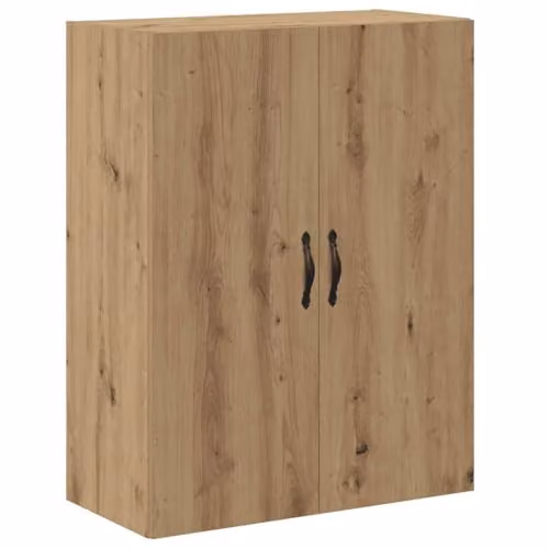 vidaXL Wall Mounted Cabinet in Artisan Oak, W: 69.5 cm, D: 34 cm, H: 90 cm