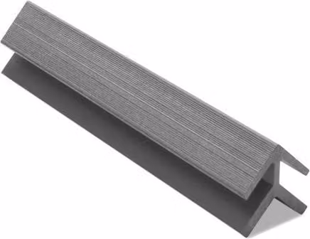 Ecoscape Composite Panel Cladding External Corner Trim, 3.6m, Grey