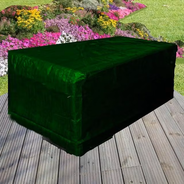 Groundlevel Green Waterproof Rectangle Garden Furniture Cover