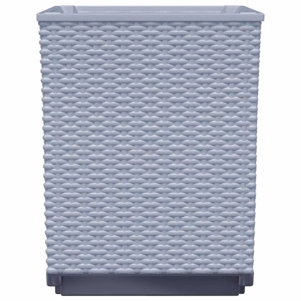 Berkfield Home Planter Tub, 2 Pack, Grey, W/D/H: 30 x 30 x 37 cm – 4