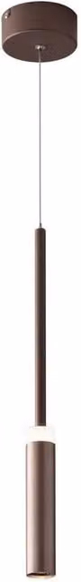 Netlighting Slim Candle LED Suspended Pendant Light in Bronze Metal