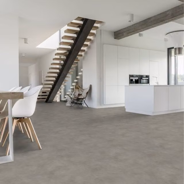 3M Dark Midas Grey Stone Look Concrete Vinyl Flooring
