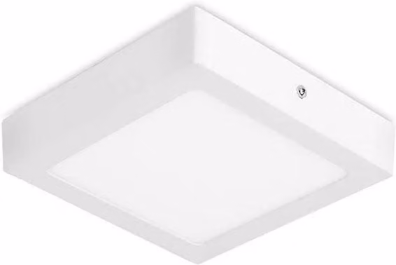Netlighting Easy Surface Integrated LED Square Downlight in Matt White, Cool White