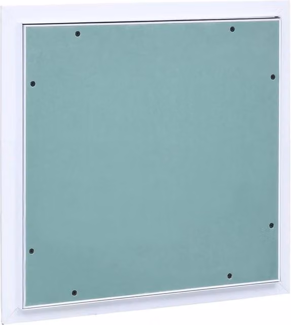 Berkfield Home Access Panel with Aluminium Frame and Plasterboard, W: 20 cm x H: 20 cm