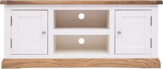 Cabinet Bits Tropea White 2 Door TV Cabinet