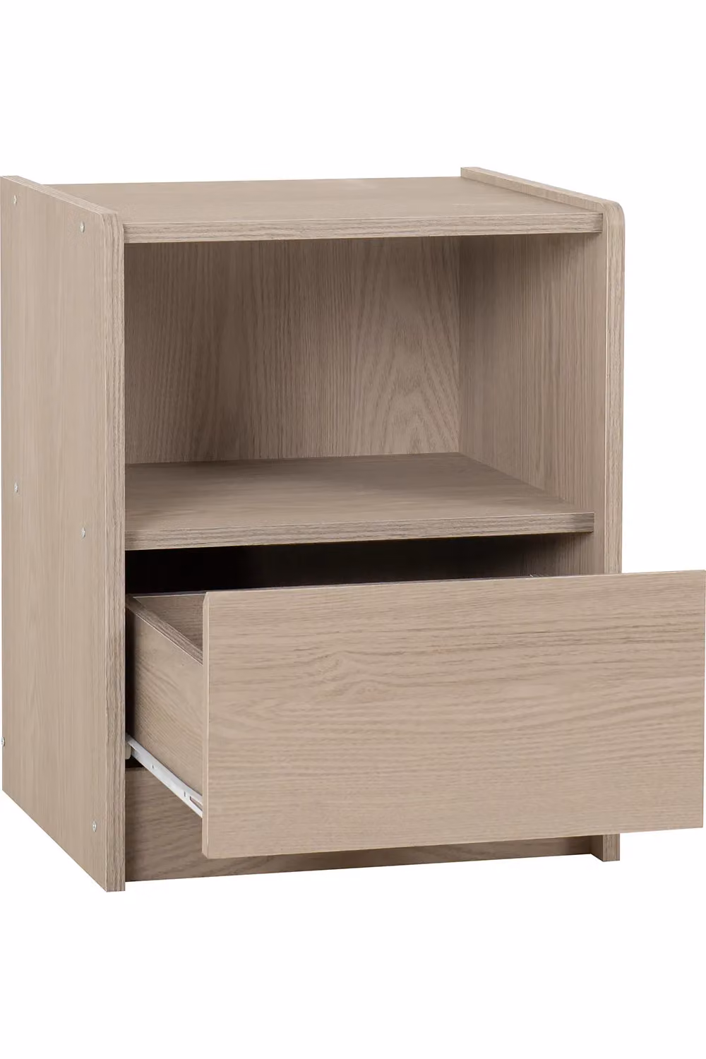 Seconique Paris 1 Drawer Bedside Table in Grey Ash Effect – 4