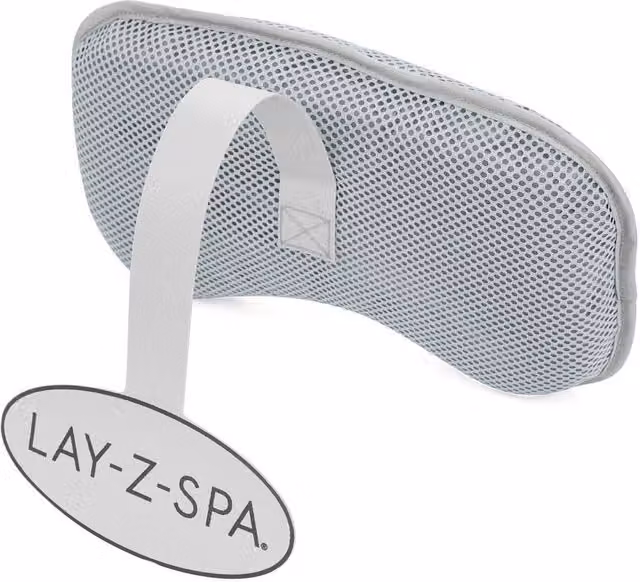 Set of 2 Lay-Z-Spa Adjustable Height Padded Mesh Pillows in White