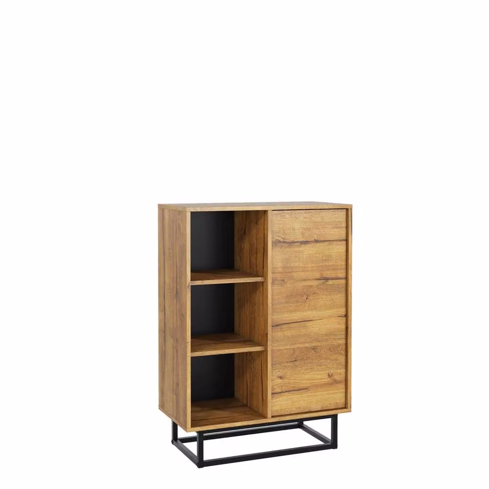 Mex Furniture LTD Elysian Loft Sideboard in Dark Oak and Dark Brown – 3