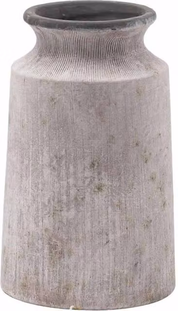 Bloomville Ceramic Bloomville Urn Vase in Grey, W: 19 cm, D: 19 cm, H: 31 cm