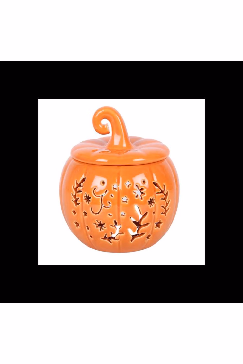 KDMD Orange Pumpkin Ceramic Oil Burner and Wax Warmer for Tealights – 2