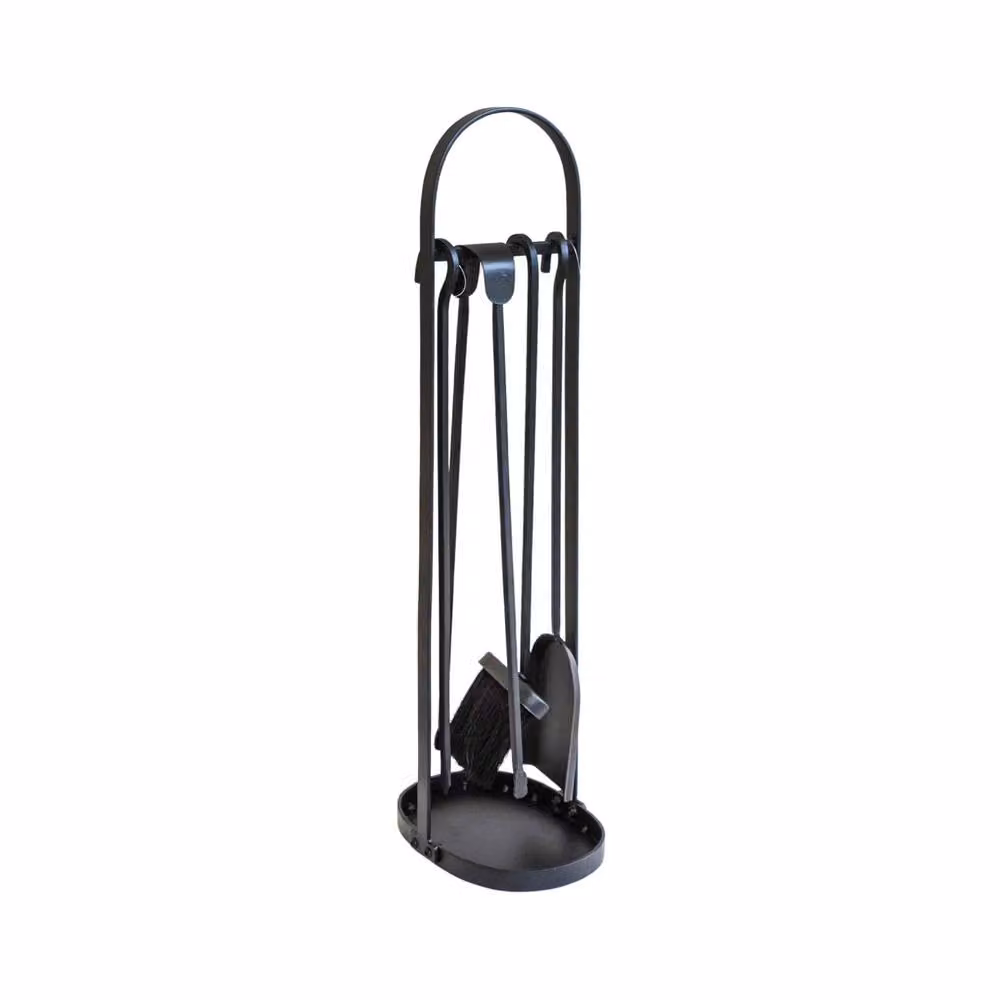Ivyline Curved Companion Set Black H: 71 cm, W: 19 cm – 2