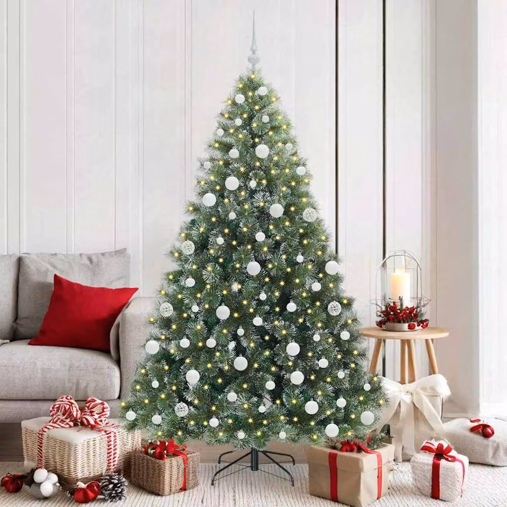 Berkfield Home Realistic Artificial Christmas Tree with 300 LEDs, Green, Height: 180 cm – 2