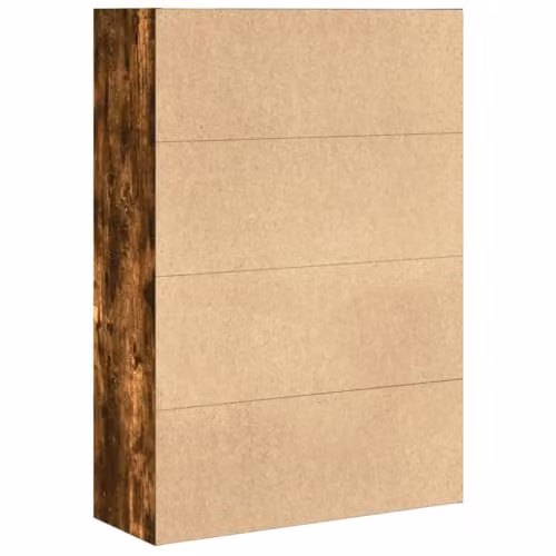 vidaXL Bookcase in Smoked Oak, W/D/H: 80 x 30 x 114 cm – 3