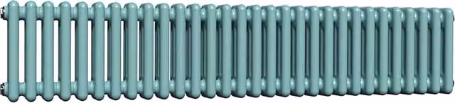 Lux Heat Horizontal Column Radiator in Caribbean Sea, 3 Column, W: 30 cm, H: 137 cm