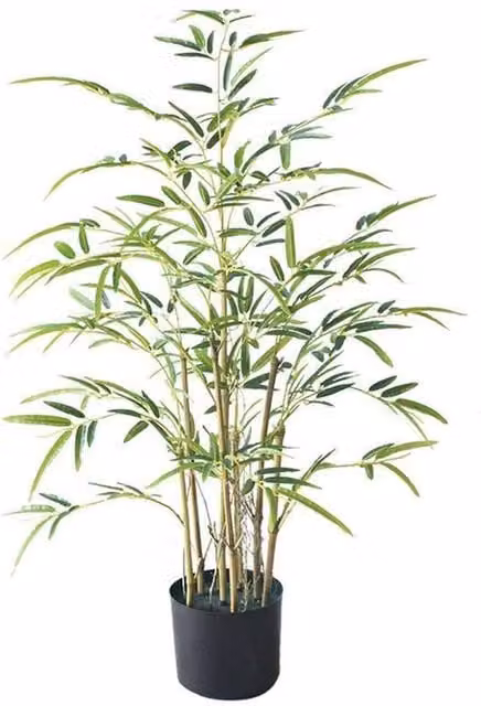 Ventryn Artificial Bamboo Bonsai Potted Tree in Green – 1