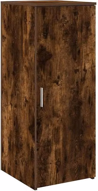 Berkfield Home Modern Wall Mounted Storage Cabinet in Smoked Oak Brown, W/D/H: 40 x 45 x 103.5 cm – 1