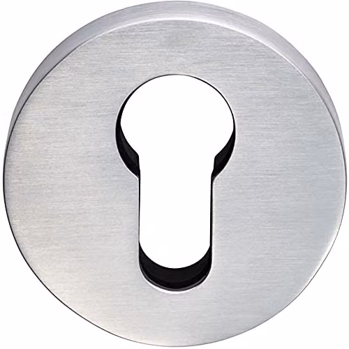 Loops 52mm Euro Profile Escutcheon with Concealed Fix in Chrome