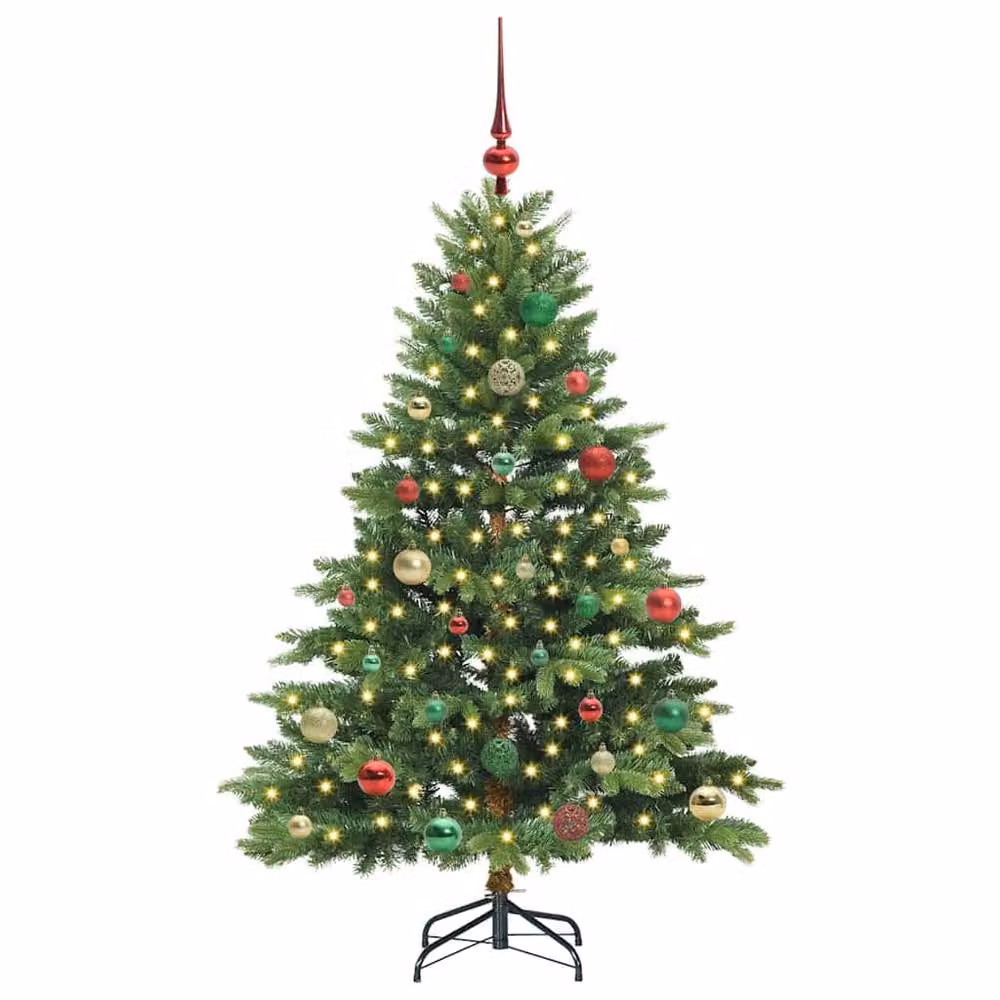 Berkfield Home Artificial Green Christmas Tree with 150 LEDs, Height: 150 cm – 3