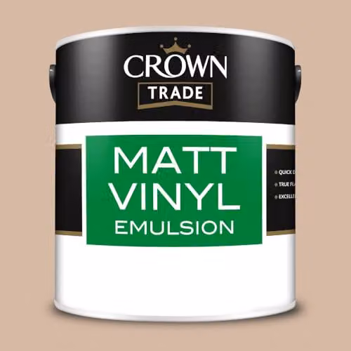 Crown Trade Liqueur Matt Vinyl Water Based Paint, Multicolour, 2.5l – 2