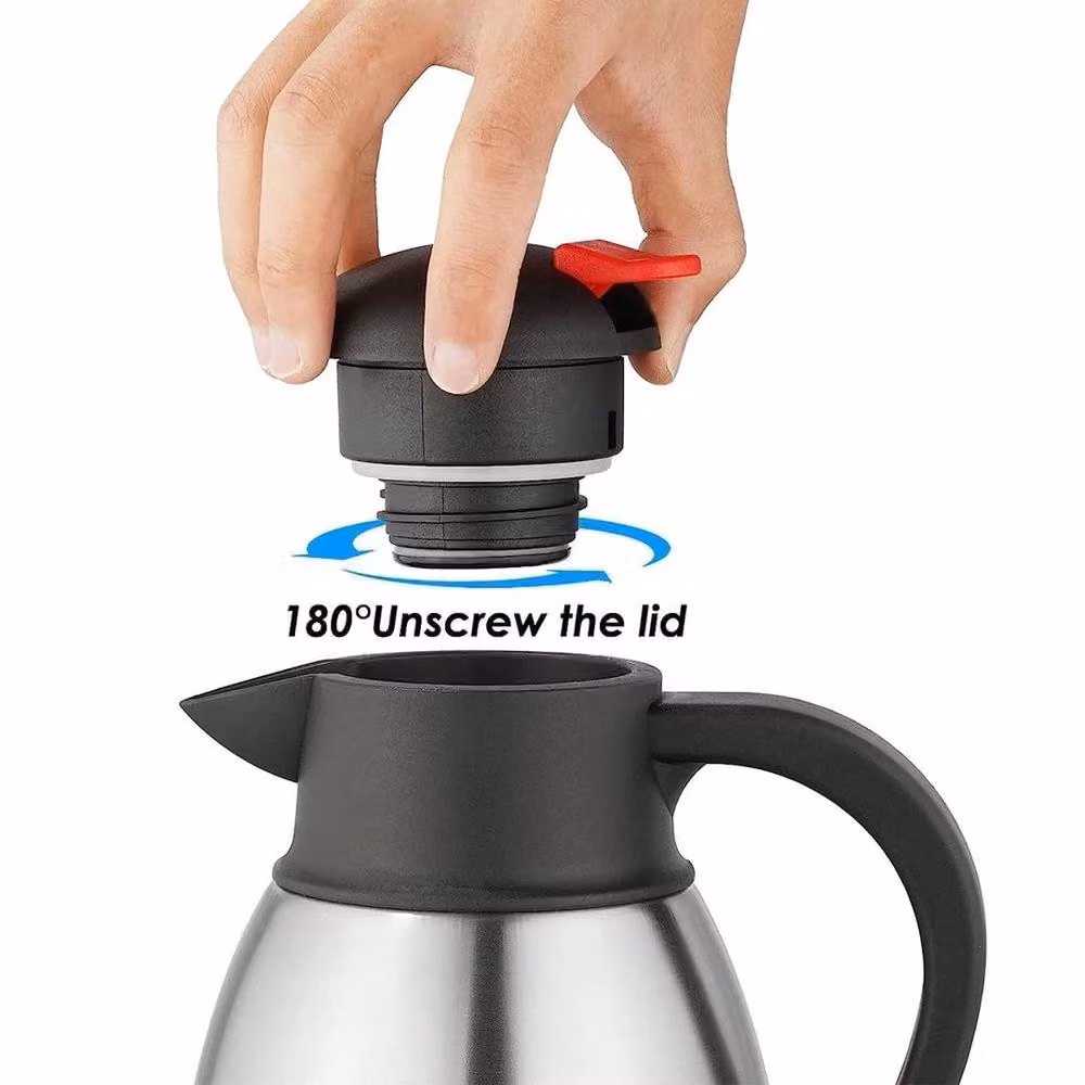 Kelvenix Silver Stainless Steel Vacuum Insulated Flask, 2L – 4