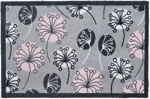 MantraRaj Grey Mega Doormat and Absorbent Carpet Runner, W/D/H: 50 x 75 x 1 cm