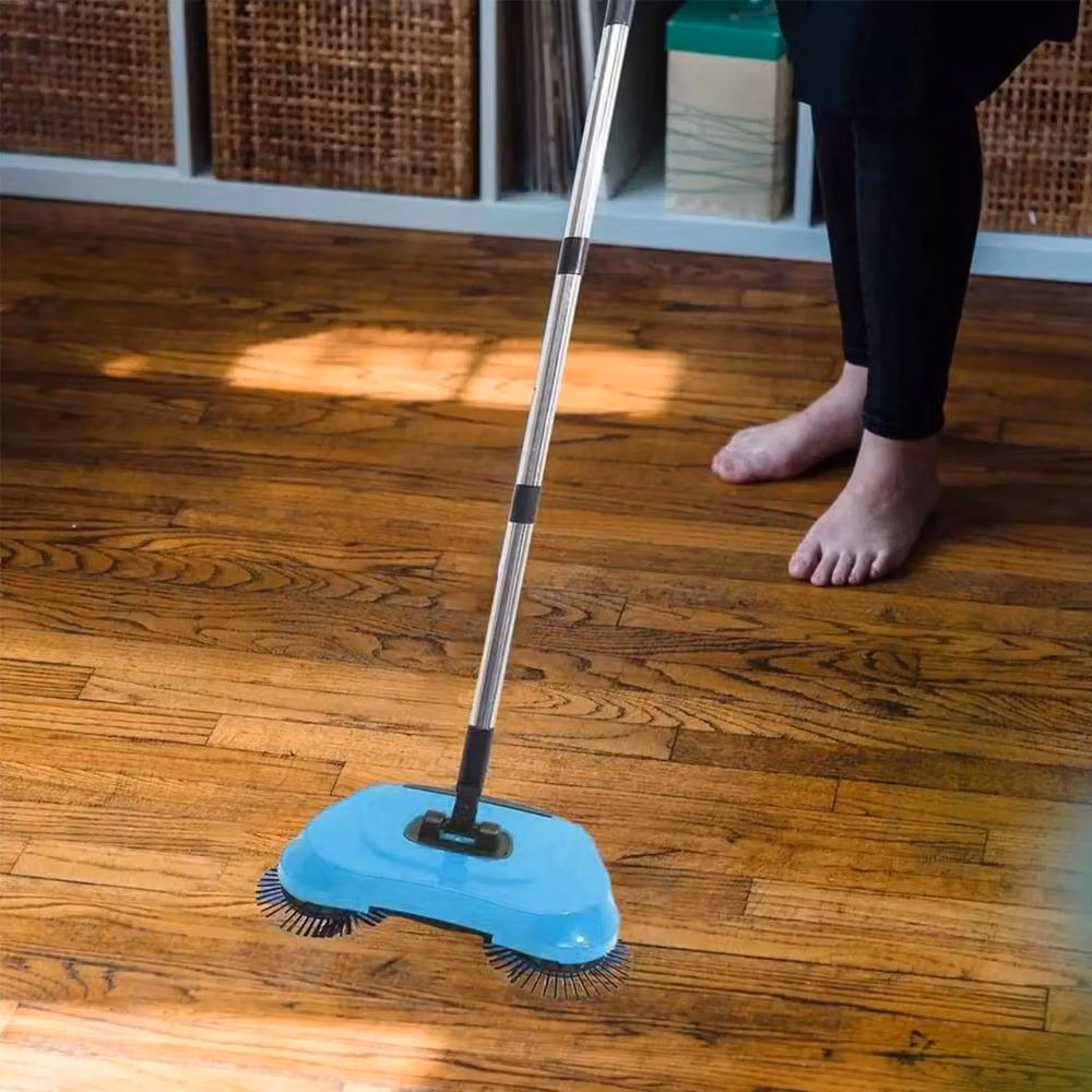 SPETLEK Hand Push Sweeper and Mopping Machine in Blue, W/D/H: 100 x 15 x 103 cm – 4
