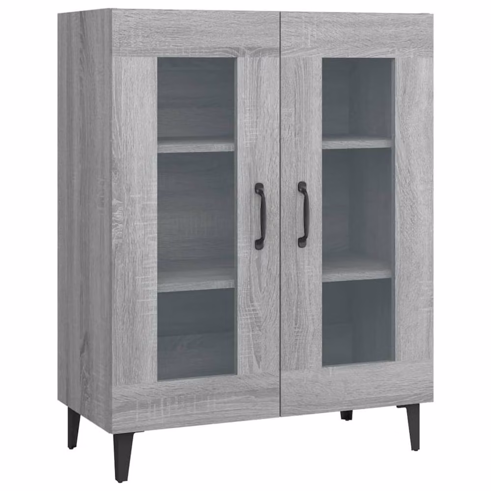 Berkfield Home Grey Sonoma Sideboard in Engineered Wood W/D/H: 69.5 x 34 x 90 cm – 2