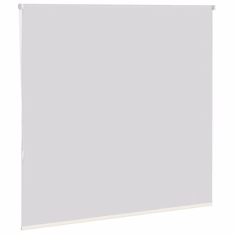 Berkfield Home Blackout Roller Blind in Off-White, Thermal Insulating Polyester Fabric, W: 125 cm, H: 130 cm