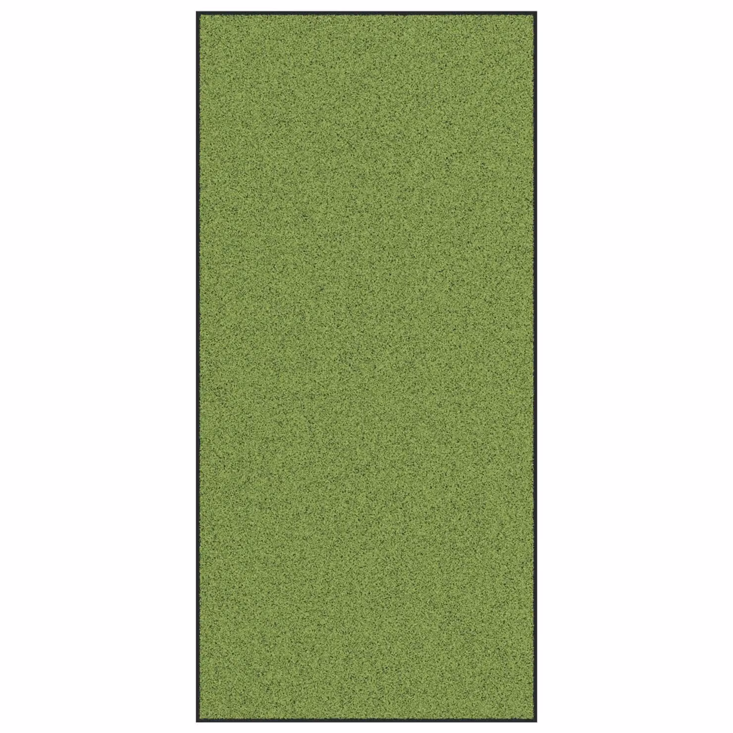 Berkfield Home Washable Green Polyamide Doormat, W: 120 cm x D: 250 cm – 2