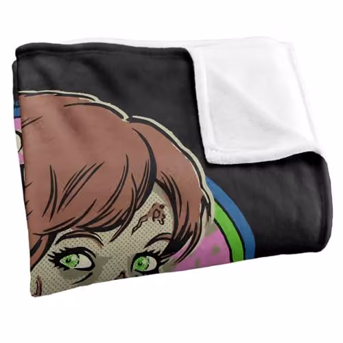 Steven Rhodes Dial An Exorcist Super Soft Fleece Throw Blanket, Multicolour, W/D/H: 152 x 127 cm – 7