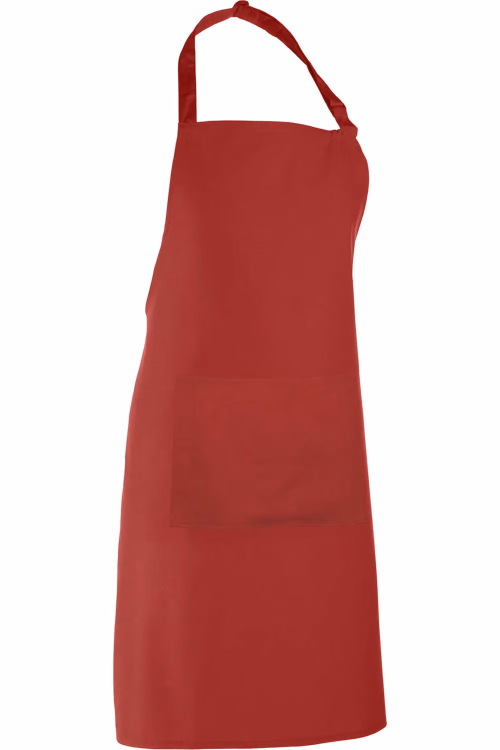 Premier Women's Bip Apron with Pocket in Red, Pack of 2 – 2