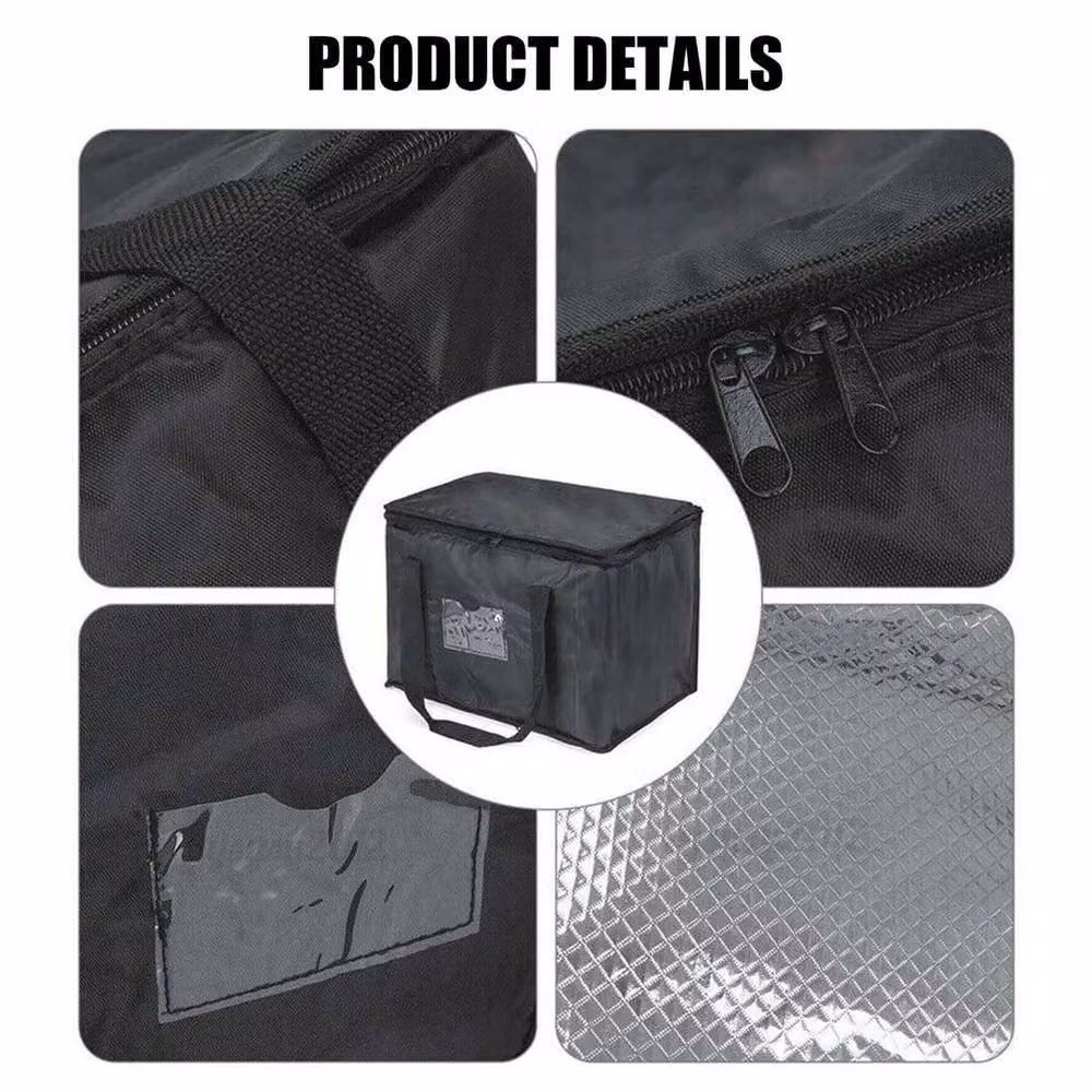 EONLION 70L Portable Cooler Bag and Picnic Tote in Black, W/D/H: 52 x 35 x 39 cm – 4