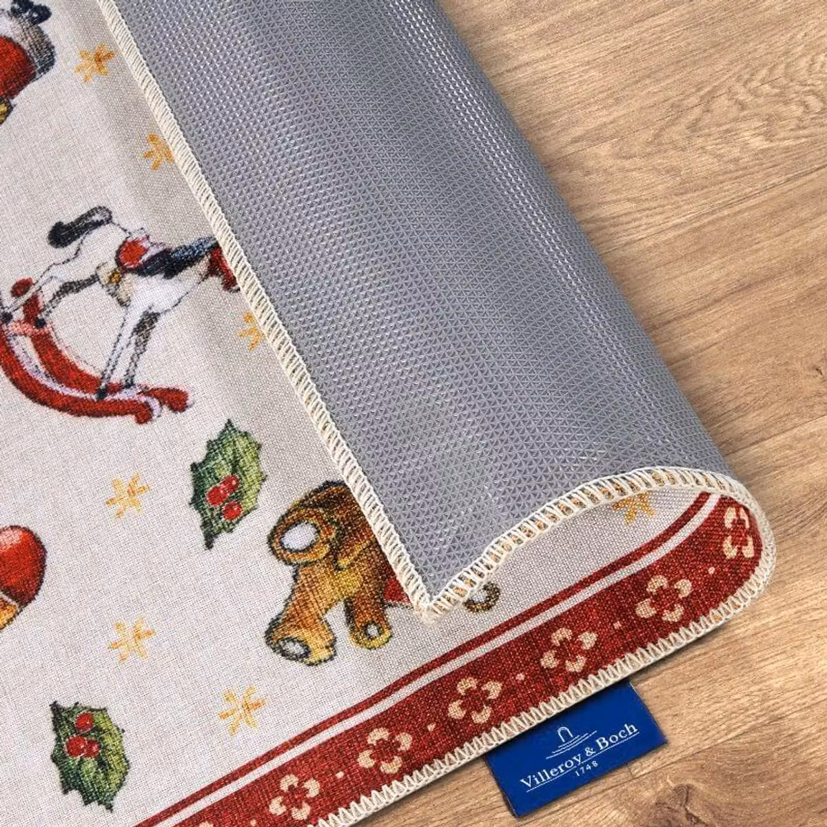 Villeroy & Boch Toys Delight Round Kids Motif Rug, Multicolour Red and Green, Diameter: 150 cm – 5