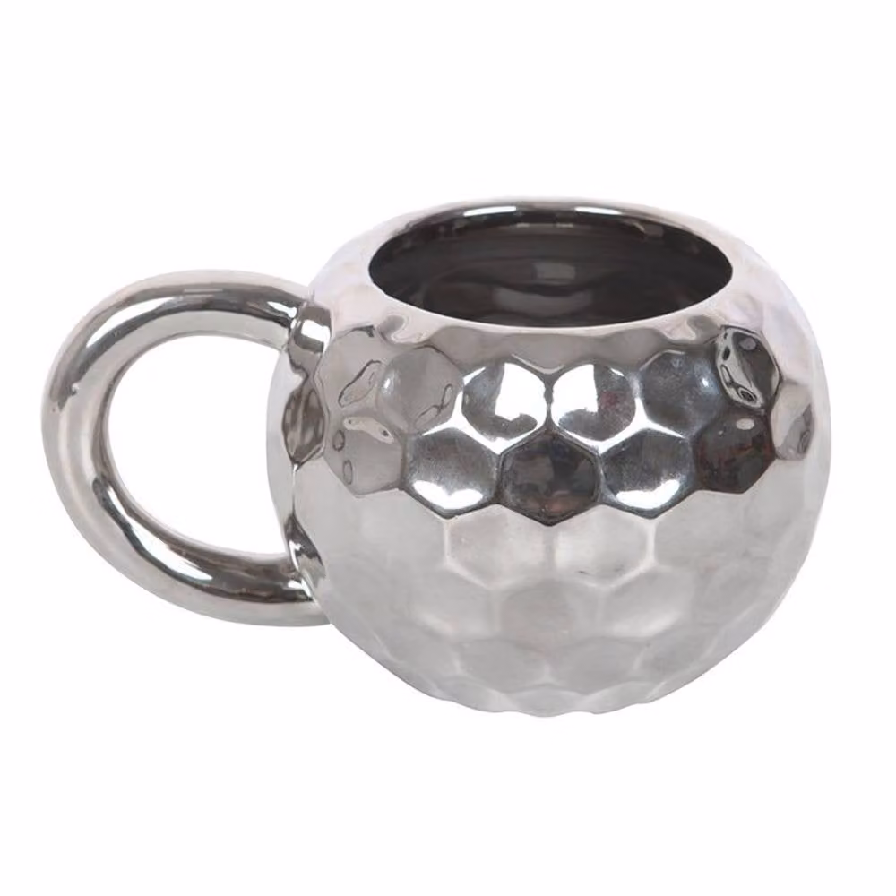 Uniqueful Silver Disco Ball Ceramic Mug, 400 ml – 2