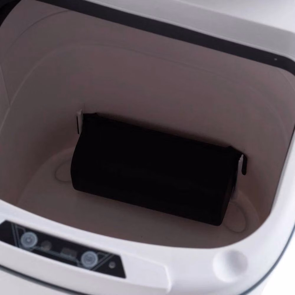SPETLEK 18L Automatic Motion Sensor Trash Can in White – 4