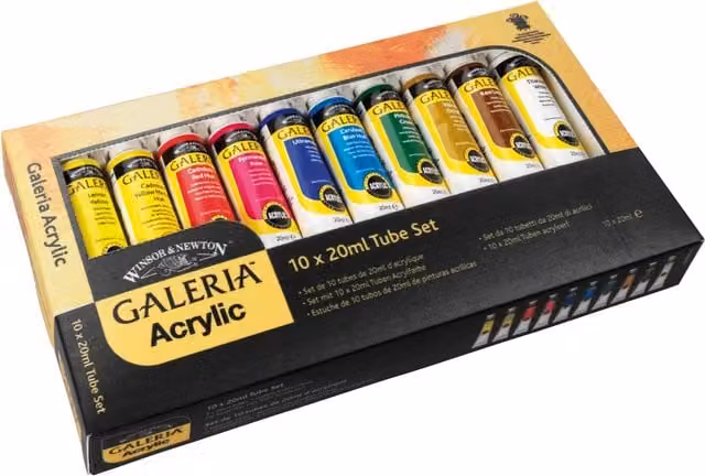Galeria Acrylic Starter Set, Multicolour
